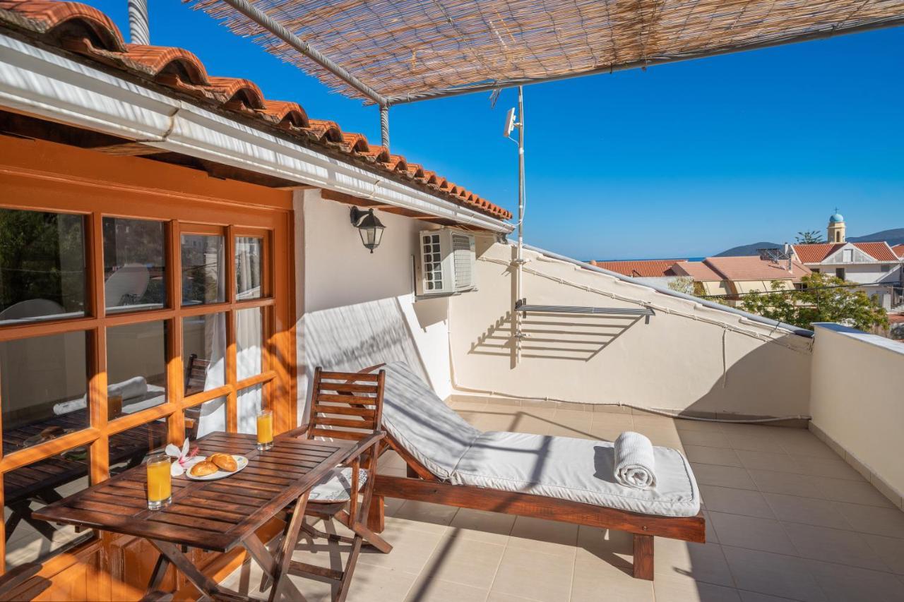 Alexatos Studios & Apartments Agia Efimia ภายนอก รูปภาพ